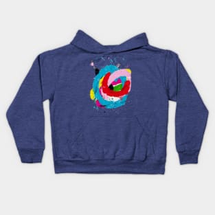 Splash of Colors by RegiaArt Kids Hoodie